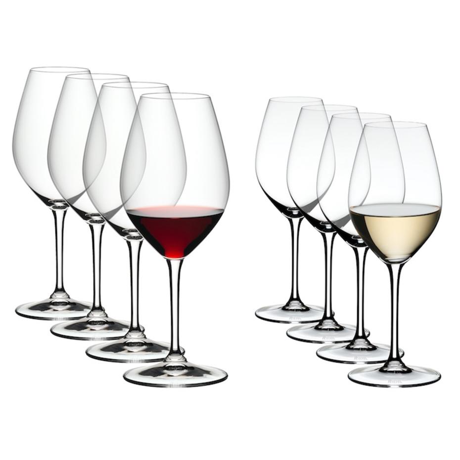 <リーデル・ワインフレンドリー> レッドワイン/ホワイトワイン(各4個入)